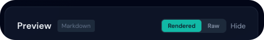 Preview Toggle