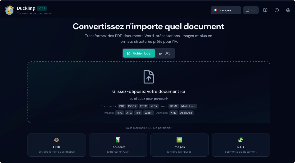 Capture d'écran Duckling